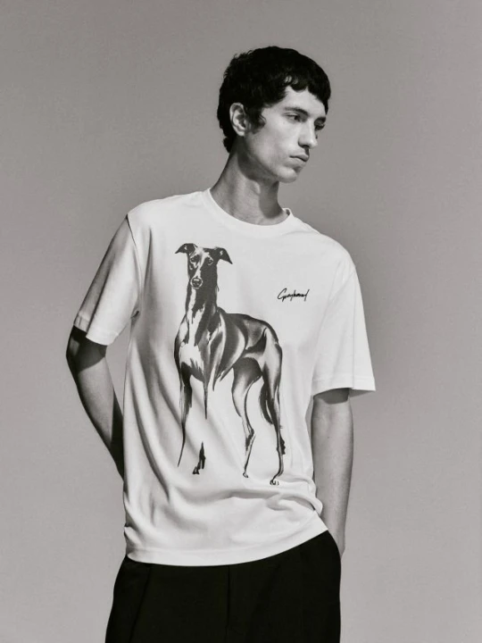 Foto del prodotto Reserved - T-shirt regular fit in cotone - panna