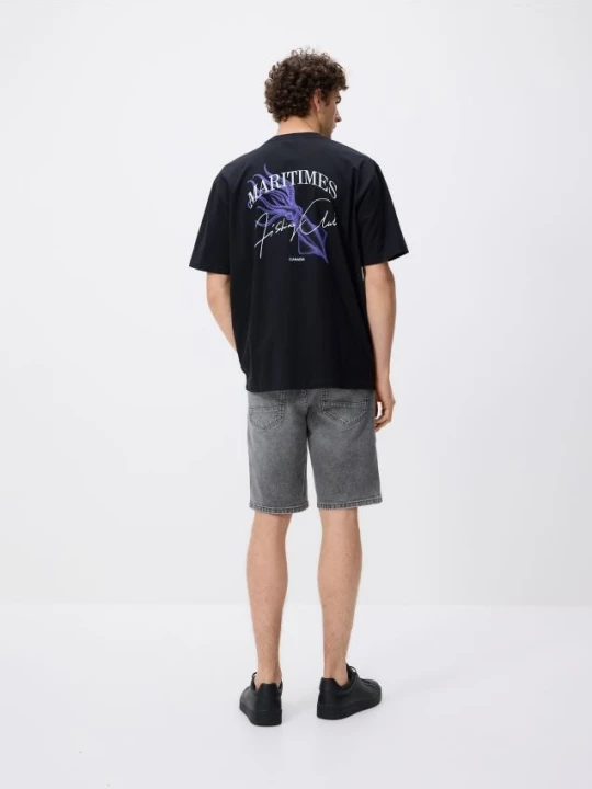 Foto del prodotto Reserved - T-shirt relaxed fit con stampa - nero