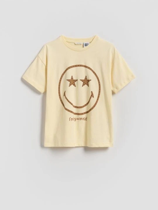 Foto del prodotto Reserved - T-shirt SmileyWorld® - beige