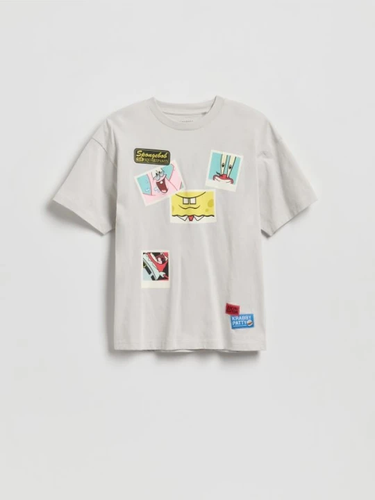 Foto del prodotto Reserved - T-shirt SpongeBob - beige