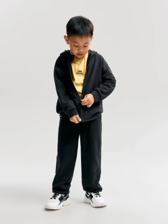 Foto del prodotto Reserved - Top da jogging con zip e cappuccio - nero