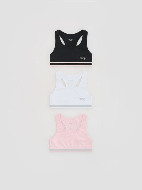 Foto del prodotto Reserved - Top in cotone 3 pack - bianco
