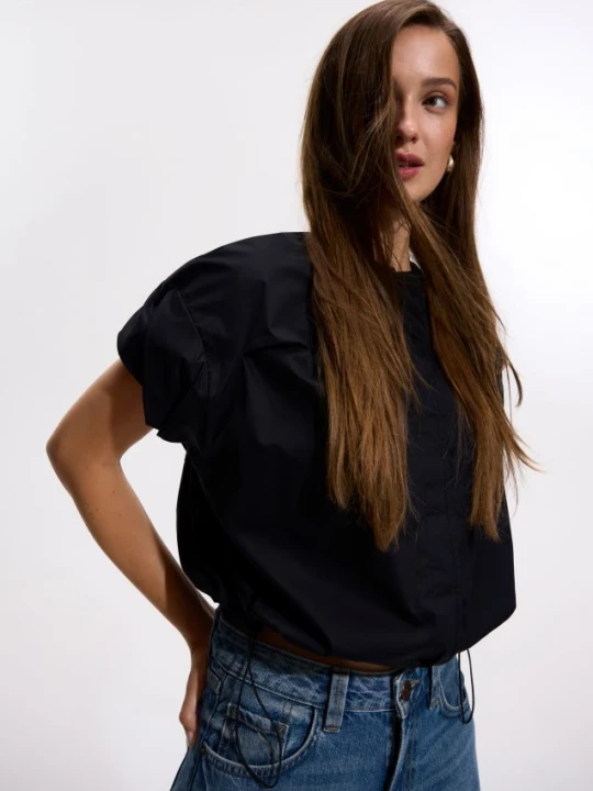 Foto del prodotto Reserved - Top in cotone - nero