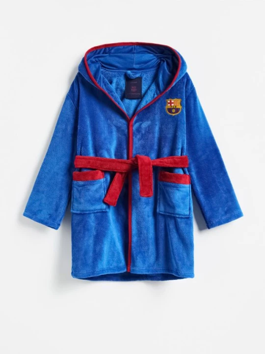 Foto del prodotto Reserved - Vestaglia in cotone dell'FC Barcelona - blu scuro