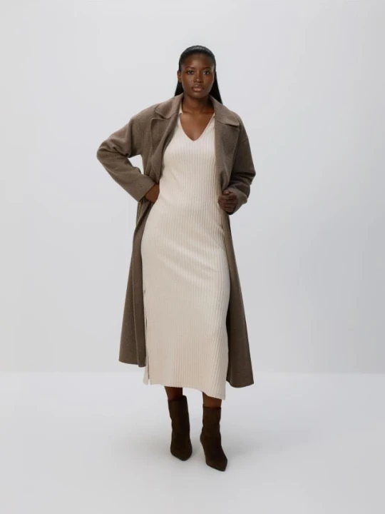 Foto del prodotto Reserved - Vestito in jersey misto viscosa - beige