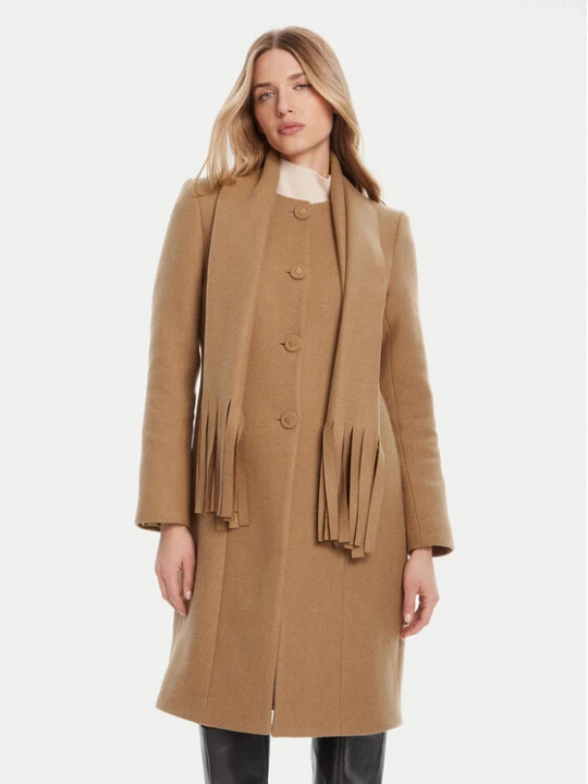Foto del prodotto Rinascimento Cappotto di lana CFC0125616003 Beige Regular Fit