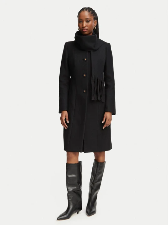 Foto del prodotto Rinascimento Cappotto di lana CFC0125616003 Nero Regular Fit