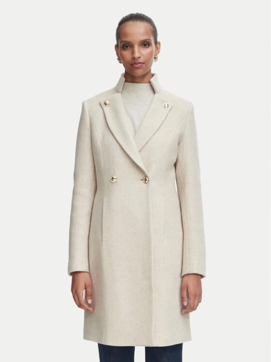 Foto del prodotto Rinascimento Cappotto di lana CFC0131076003 Beige Regular Fit