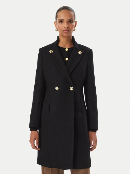 Foto del prodotto Rinascimento Cappotto di lana CFC0131076003 Nero Regular Fit