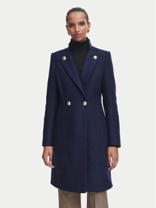 Foto del prodotto Rinascimento Cappotto di lana CFC0131081003 Blu scuro Regular Fit