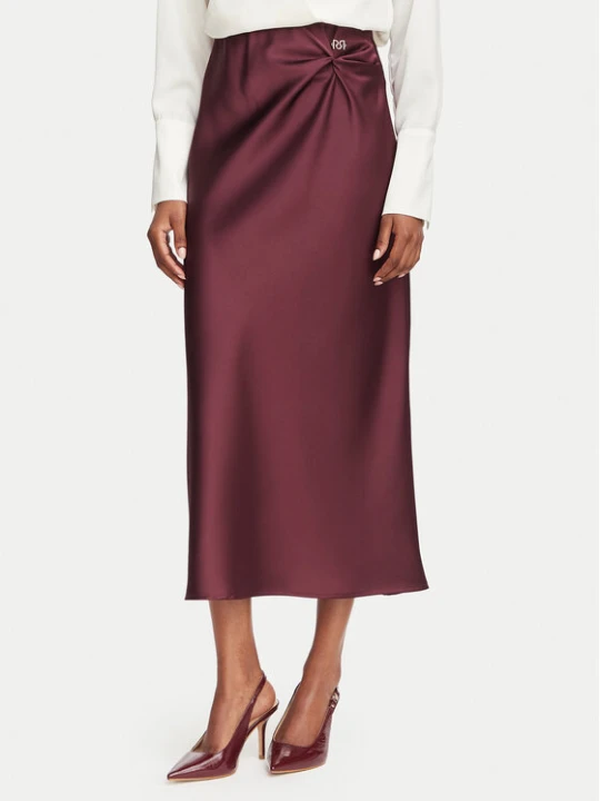 Foto del prodotto Rinascimento Gonna midi CFC0130230003 Bordeaux Regular Fit