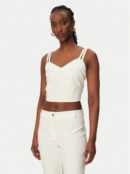 Foto del prodotto Rinascimento Top CFC0127891003 Bianco Slim Fit