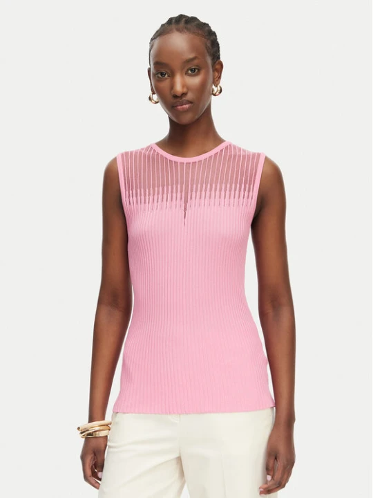 Foto del prodotto Rinascimento Top CFM0012239003 Rosa chiaro Slim Fit