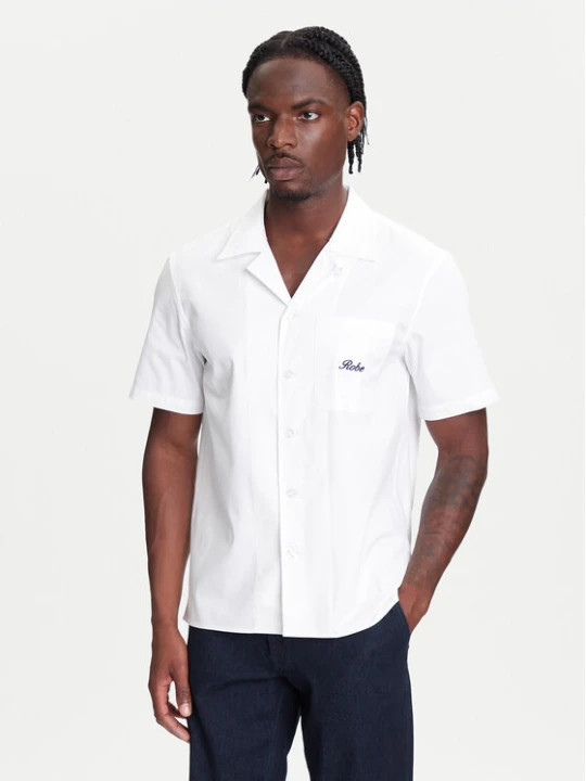 Foto del prodotto Robe di Kappa Camicia Robe Giovani Aousja 631372W Bianco Regular Fit