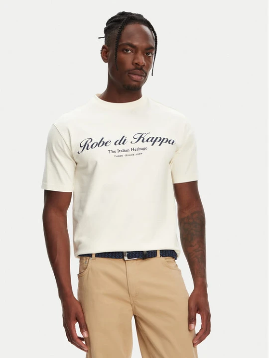 Foto del prodotto Robe di Kappa T-shirt Robe Giovani Tozeur 61151CW Écru Regular Fit Crema