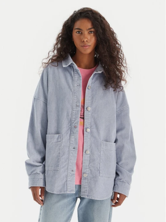 Foto del prodotto Roxy Camicia Kick Back Washed Cord ERJWT03697 Blu Regular Fit