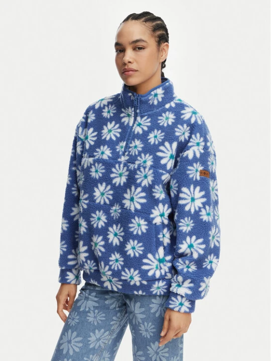 Foto del prodotto Roxy Felpa di pile Jive Talking Bonded ERJPF03208 Blu Oversize