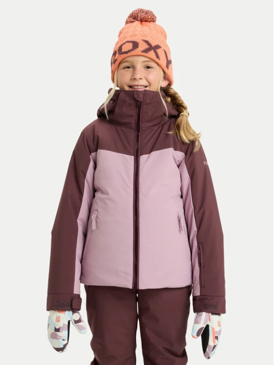 Foto del prodotto Roxy Giacca da snowboard Free Jet Block ERGTJ03197 Rosa Slim Fit