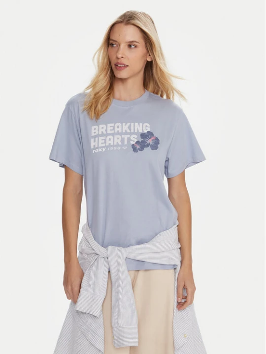 Foto del prodotto Roxy T-shirt Hangloose The Sky ERJZT06020 Blu Regular Fit