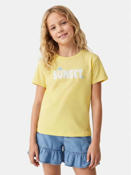 Foto del prodotto Roxy T-shirt Orchid Art ERGZT04142 Giallo Regular Fit