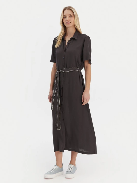 Foto del prodotto Roxy Vestito chemisier Island Escape Solid ERJWD03884 Grigio Regular Fit
