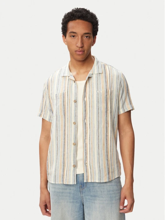 Foto del prodotto RVCA Camicia Exotica 23A041504 Crema Regular Fit
