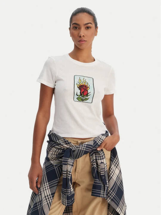 Foto del prodotto RVCA T-shirt 23B353502 Bianco Regular Fit