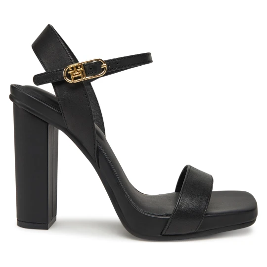 Foto del prodotto Sandali Tommy Hilfiger High Heel Leather Sandal FW0FW08534 Nero