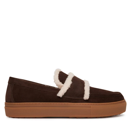 Foto del prodotto Scarpe basse Inuikii Shearling Loafer 2006.003.0011 Marrone scuro