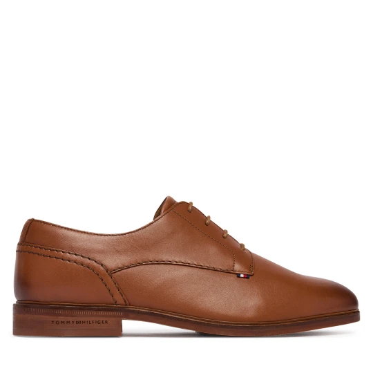 Foto del prodotto Scarpe basse Tommy Hilfiger Hilfiger Leather Dress Shoe FM0FM05777 Marrone