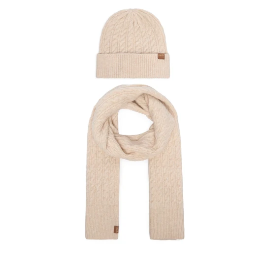 Foto del prodotto Set berretto e sciarpa Liu Jo 2F6001 MA29S Beige chiaro