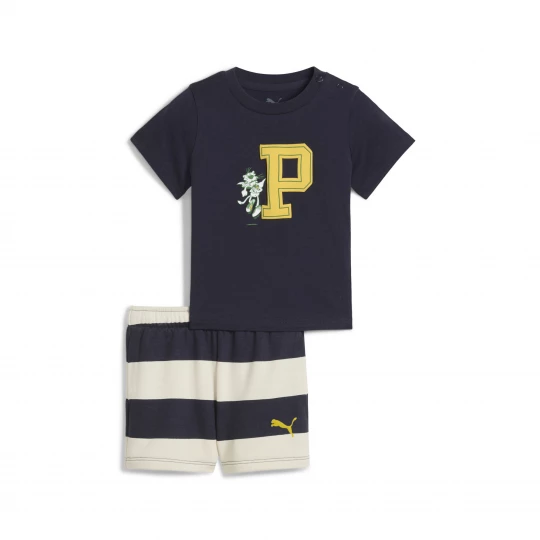 Foto del prodotto Set di T-shirt e shorts Minicats SUPER PUMA per bimbi ai primi passi, Abbigliamento, Blu niebieski