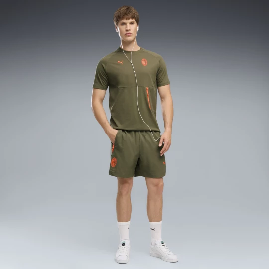 Foto del prodotto Shorts in tessuto PUMATECH AC Milan dal taglio morbido da uomo, Accessori, Grigio Gray