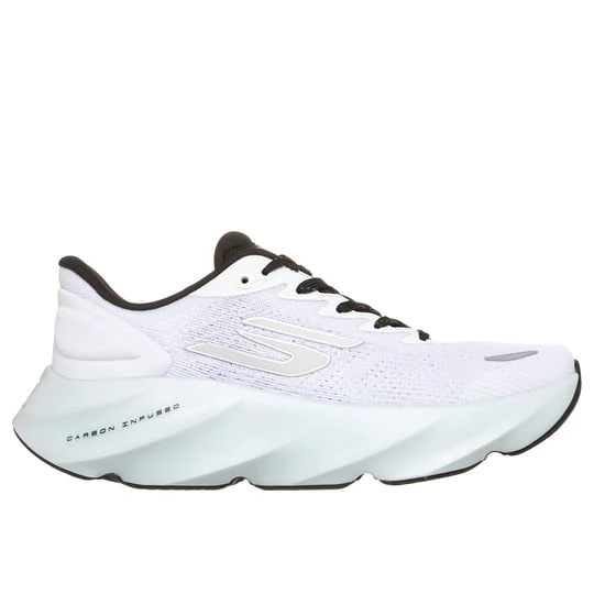 Foto del prodotto Skechers Donna Aero Burst Sneaker in Bianco / Nero / Blu, Vegan, Lavabile in lavatrice, Arch Fit, Hyper Burst