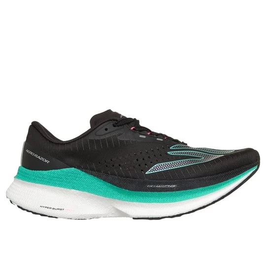 Foto del prodotto Skechers Donna Aero Razor Sneaker in Nero, Vegan, Lavabile in lavatrice, Arch Fit, Hyper Burst