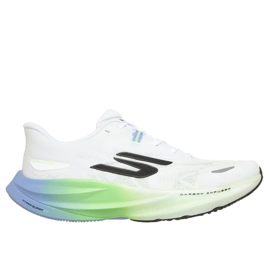 Foto del prodotto Skechers Donna Aero Spark Sneaker in Bianco / Lime, Vegan, Lavabile in lavatrice, Arch Fit, Hyper Burst