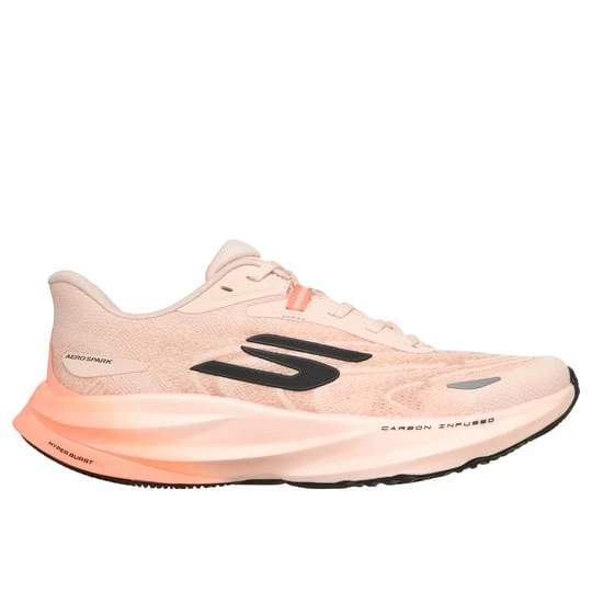 Foto del prodotto Skechers Donna Aero Spark Sneaker in Pesca, Vegan, Lavabile in lavatrice, Arch Fit, Hyper Burst