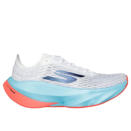 Foto del prodotto Skechers Donna Aero Tempo Sneaker in Bianco / Turchese, Vegan, Hyper Burst