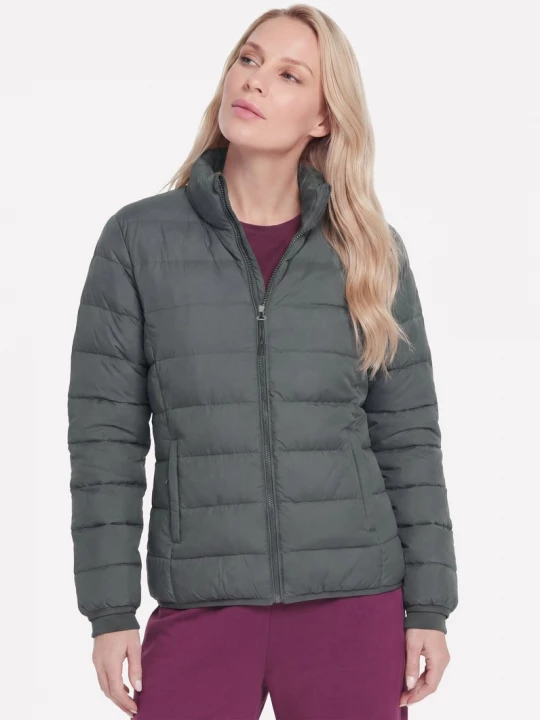 Foto del prodotto Skechers Donna Cozy Fit Giacca in Verde / Nero