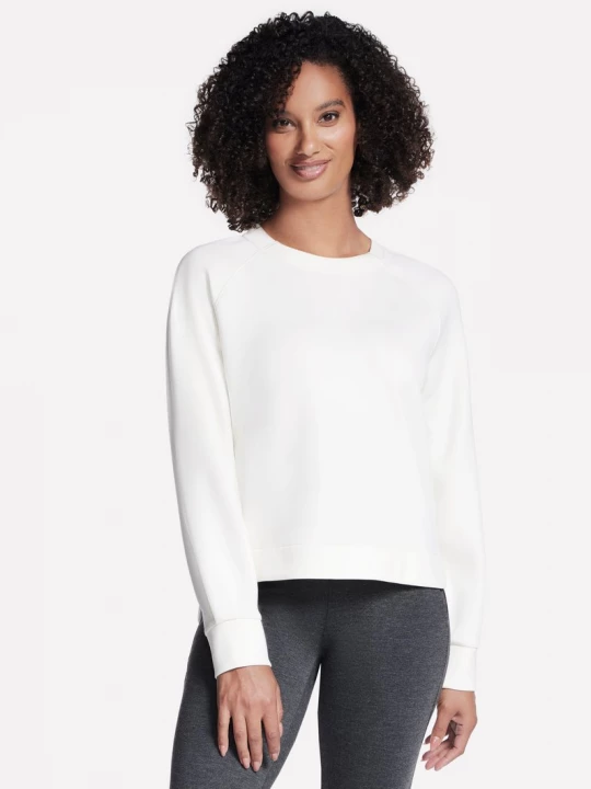 Foto del prodotto Skechers Donna Cozy Luxe Crewneck in Bianco