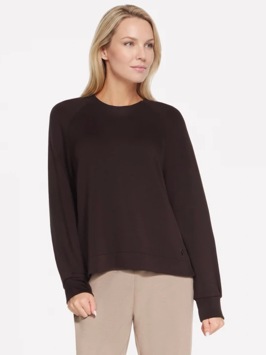 Foto del prodotto Skechers Donna Cozy Luxe Crewneck in Marrone