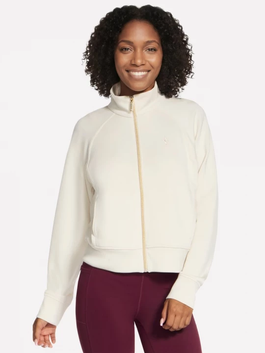 Foto del prodotto Skechers Donna Cozy Luxe Giacca in Off White / Mauve bordowy