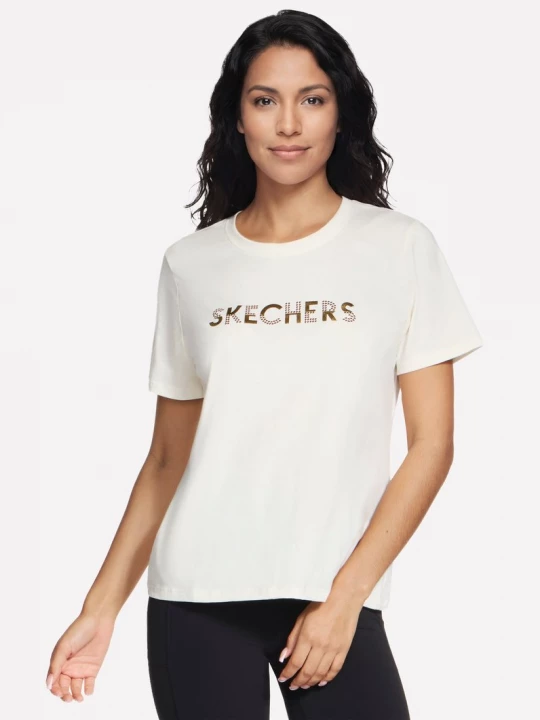 Foto del prodotto Skechers Donna Dazzle Maglietta in Bianco