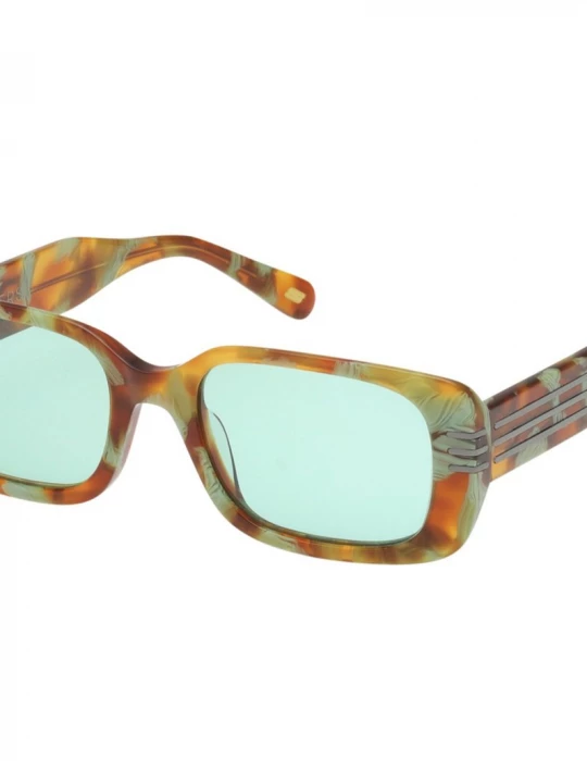 Foto del prodotto Skechers Donna Elevated Rectangle 3 Line occhiali in Verde / Arancione czarny