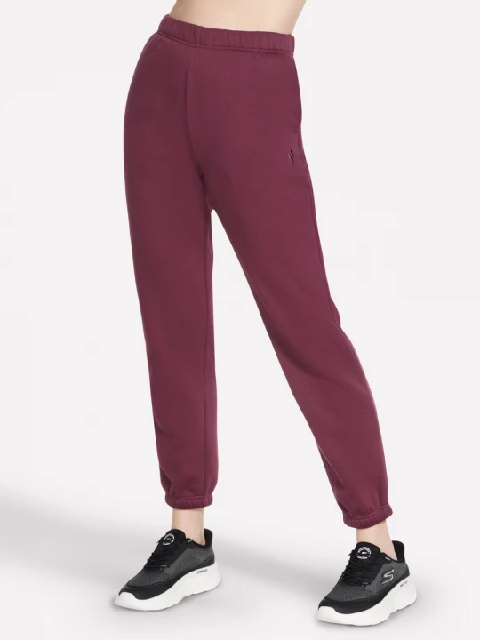 Foto del prodotto Skechers Donna Fleece Jogger in Bordeaux / Rosa
