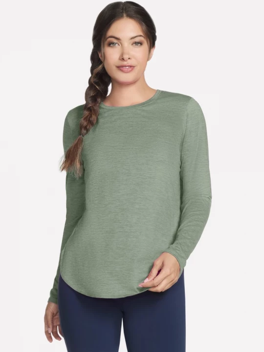 Foto del prodotto Skechers Donna GO DRI Swift Long Sleeve Tunic Crew in Talpa / Oliva