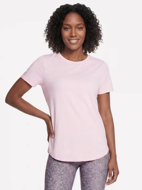 Foto del prodotto Skechers Donna GO DRI Swift Tunic maglietta in Bianco / Rosa