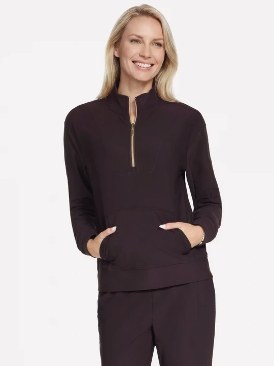 Foto del prodotto Skechers Donna GO LUXE Rib 1 / 4 Zip in Marrone