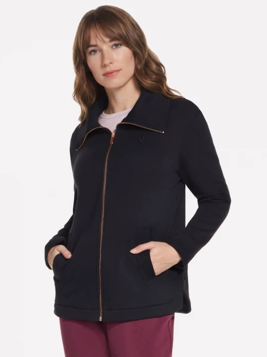 Foto del prodotto Skechers Donna GO SNUGGLE Tunic Full Zip Giacca in Nero