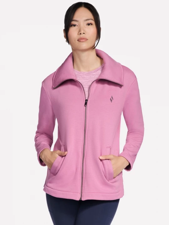 Foto del prodotto Skechers Donna GO SNUGGLE Tunic Full Zip Giacca in Rosa